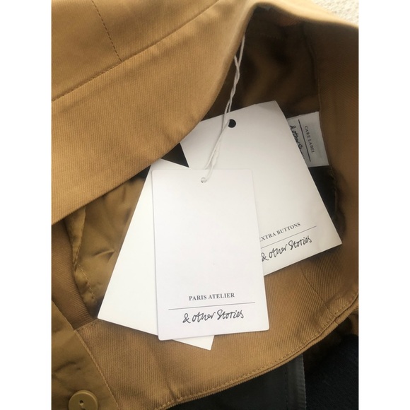 NWT & other stories high waist side slit pants - Picture 6 of 6